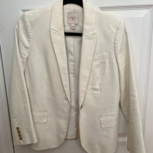 White j crew blazer!!